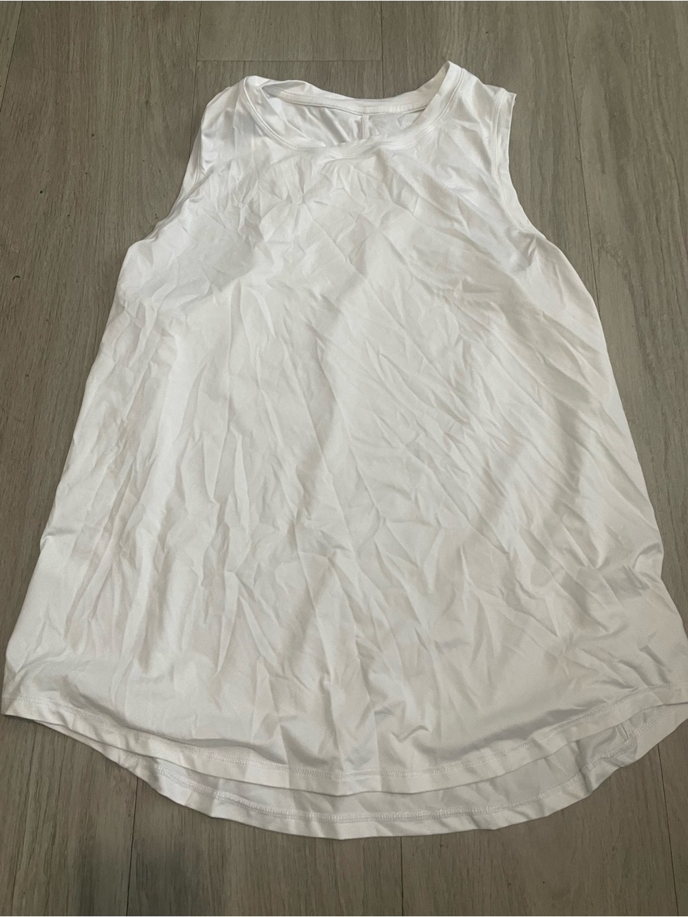 CRZ YOGA White Athletic Tank Top